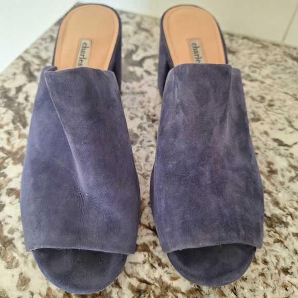 CHARLES DAVID, HEEL SANDALS size 8M - Picture 1 of 7